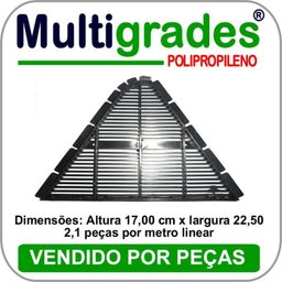 Grade de Ventilação Canaletao Canalete 49 Kit 45 Peça(S) - 2