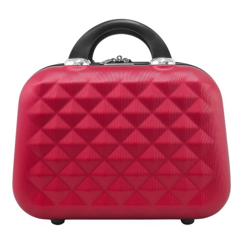 Frasqueira Rígida em Abs - Gladiador Diamond Frad1: Cereja