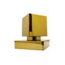Ver imagem 7 de Kit 2 Acabamentos Registro Quadrado Dourado Brilhante Padrão Deca Metal Luxo