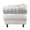 Ver imagem 3 de Poltrona Elisabeth Chesterfield Capitone Suede Nude Decorativa / Sala, Tv, Estar, Recepção