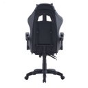 Ver imagem 6 de Cadeira Gamer Reclinável Preta Ergonômica Pc com Apoio para Pés e Braços Couro Sintético Reimex