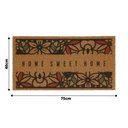 Ver imagem 3 de Tapete Capacho Vinil Terral Kapazi 40x75cm Flores (home Sweet Home)