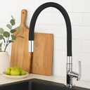 Ver imagem 2 de Torneira Fria para Cozinha Dck de Bancada Inox Preta Dc-Tf-6606A