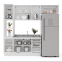 Ver imagem 5 de Armário de Cozinha Modulada Completa 4 Peças 240cm sem Tampo 100% Mdf Amara Politorno Móveis