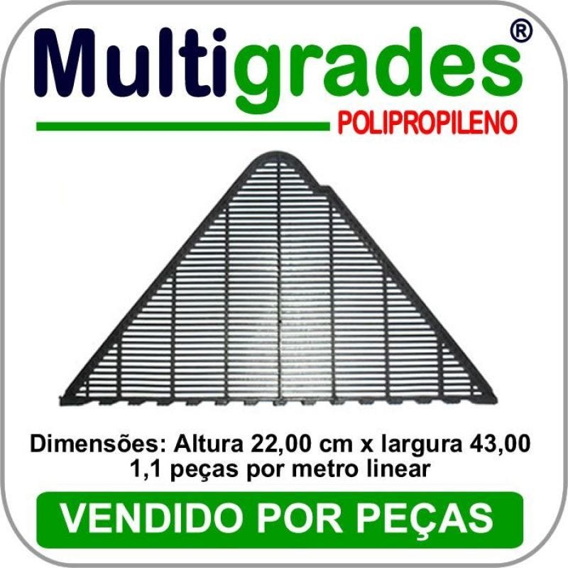 Grade ventilação para telha Canaletão 90 Kit 18 peça(s) - 2