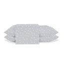 Ver imagem 1 de Jogo de Cama Casal 3 Peças Jolitex Ternille 300 Fios - Toque de Seda -triângulo Cinza