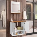 Ver imagem 2 de Conjunto de Banheiro com Gabinete 2 Portas e 1 Espelheira Deli