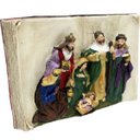Ver imagem 1 de Presépio Estatueta Livro Sagrado 3D Nascimento Jesus 18x28cm