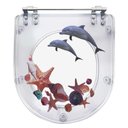 Ver imagem 1 de Acento Sanitário Poliéster Decorada Golfinho Estrela do Mar Calypso para Louça Incepa