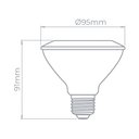 Ver imagem 3 de Lâmpada Led Stella Par 30 Eco 9w E27 Bivolt 2700k Luz Amarela Sth9030/27