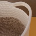 Ver imagem 5 de Kit 3 Pçs Cestos para Objetos Duo Cordas com Alças Oikos