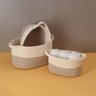 Kit 3 Pçs Cestos para Objetos Duo Cordas com Alças Oikos - 3