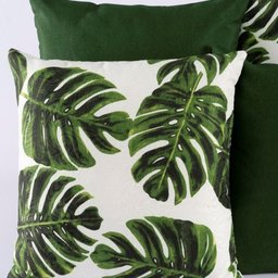 Capa Almofada Estampada Jacquard Decorativas com Ziper 4 unidades:R259 - 6
