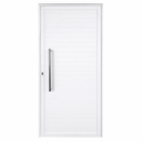 Ver imagem 1 de Porta de Giro Alumínio Branco Lambril C/puxador 60cm Maxx