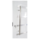 Ver imagem 3 de Porta de Giro Alumínio Branco Lambril C/puxador 60cm Maxx