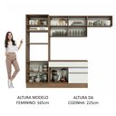 Ver imagem 7 de Armário De Cozinha 270cm Rustic/Branco 14 Rustic/Branco