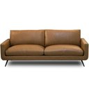 Ver imagem 5 de Sofá 2 Lugares para Sala de Estar Living Industrial 183cm Dijon L06 Couro Camel - Lyam Decor