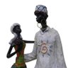 Bonecos Casal Africano Mini de Resina Enfeite Decorativa Decoração (8033) - Modelo B - 3