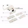 Lupa Oculos de Cabeca Ajuste 2 Leds 5 Lentes de Ampliacao Viseira Leitura (6090) - 4