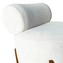 Ver imagem 5 de Poltrona Decorativa Mônaco Bouclé Marfim