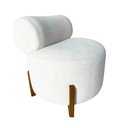 Ver imagem 1 de Poltrona Decorativa Mônaco Bouclé Marfim
