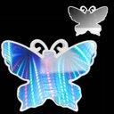 Ver imagem 1 de Luminária 3D Infinito Borboleta Espelho LED Luz Profundidade Quarto (Qz3802) - Colorido