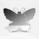 Ver imagem 3 de Luminária 3D Infinito Borboleta Espelho LED Luz Profundidade Quarto (Qz3802) - Azul