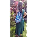 Ver imagem 2 de Mochila Exclsuiva Saco Mandala Impemeável Olho Grego Protetor Ecobag Personalizada 2 Lt Viagem
