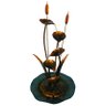 Fonte de Água Cascata Decorativa Grande de Metal Flores Bronze para Jardim Casa (Ft-J) - 1