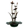 Fonte de Água Cascata Decorativa Grande de Metal Flores Bronze para Jardim Casa (Ft-J) - 2