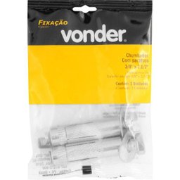 Chumbador com Parafuso 3/8'' X 2.1/2'' com 2 peças Vonder - 1