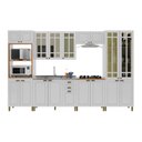 Ver imagem 3 de Cozinha Americana Modulada 6 Peças Torre Quente Cristaleira Vidros Reflecta Paris