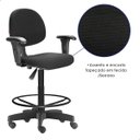 Ver imagem 2 de Cadeira Caixa Alta Balcão Executiva com Rodizio e Braço