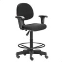 Ver imagem 1 de Cadeira Caixa Alta Balcão Executiva com Rodizio e Braço