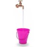 Caneca Magica Fonte de Água Torneira Balde Cascata Rosa (12527) - 5