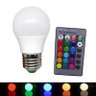 Lâmpada Led Rgb Colorida 16 Cores Com Controle Remoto 3W - 1