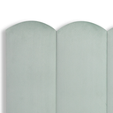 Ver imagem 4 de Cabeceira King Modulada Nuvem Cama Box 200 cm x 60 cm:VELUDO Verde Água