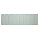 Ver imagem 3 de Cabeceira King Modulada Nuvem Cama Box 200 cm x 60 cm:VELUDO Verde Água