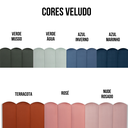 Ver imagem 7 de Cabeceira King Modulada Nuvem Cama Box 200 cm x 60 cm:VELUDO Verde Água