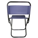 Ver imagem 3 de Cadeira Dobravel Portátil Banco Banqueta com Encosto para Pesca Camping Viagem Cor Azul Marinho (