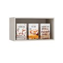 Ver imagem 2 de Armário Aéreo Pequeno para Cozinha New 60 X 33 Cm 2 Portas Mdp Legno Nogueira - Clicklar