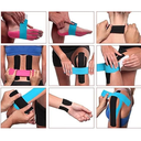Ver imagem 2 de Kit 3 Fitas Kinesio Bandagem Elástica Muscular Fisioterapia