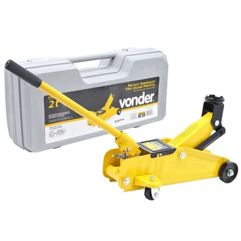 Macaco Hidráulico Jacaré Portátil 2 Ton com Maleta - Vonder