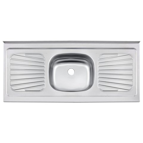 Pia de Apoio Tramontina New Raggi 40 em Aço Inox 120x52 Cm