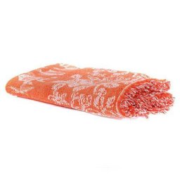 Cobertor Casal King Laranja com Branco 100% Algodão - 2