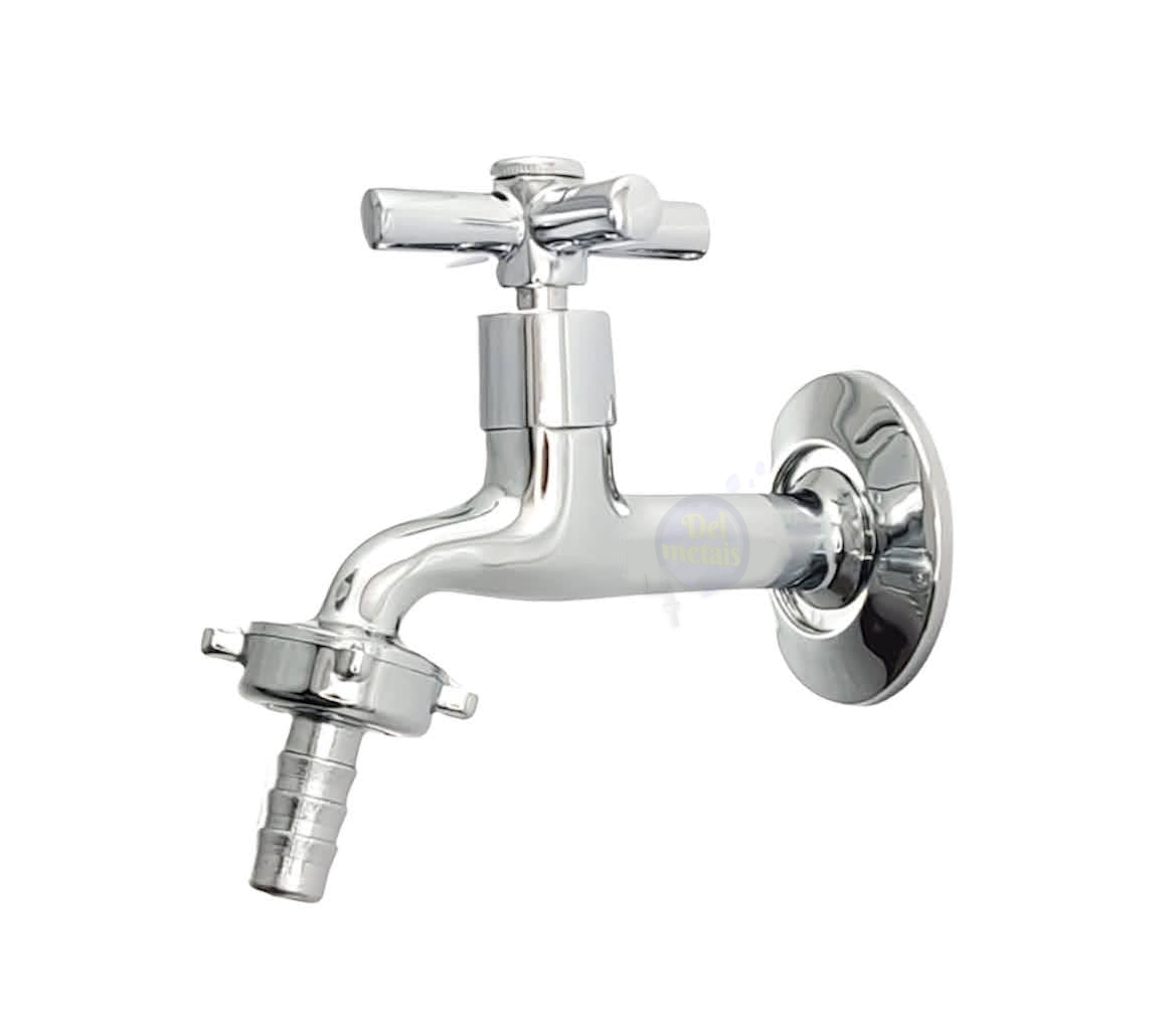 Torneira de Tanque/jardim Luxo ¼ de Volta 100% Metal C-31 Cruz de Malta Casagrande Mundial - 1