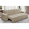 Sofá Retrátil e Reclinável 3 Lugares 1,90m com Molas Stella Suede Adonai Estofados - 1