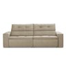 Sofá Retrátil e Reclinável 3 Lugares 1,90m com Molas Stella Suede Adonai Estofados - 8