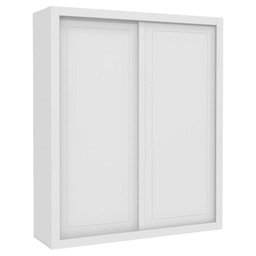 Cama Babá e Guarda Roupa Infantil 2 Portas Tutto New Branco Acetinado - Matic - 2