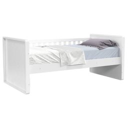Cama Babá e Guarda Roupa Infantil 2 Portas Tutto New Branco Acetinado - Matic - 4